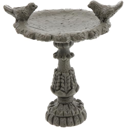 HEMOTON 12 en Resina Caqui, Adorno para Piscina de Pájaros en Miniatura, Accesorio para Casa de Muñecas, Decoración de Jardín en Miniatura