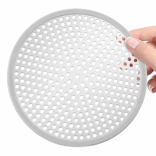 Image of Good Grips Shower Stall Drain Protector, silver, 12 x 12 x 0.1 cm