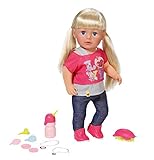 Sehr flexibel: Die Kniegelenke von BABY borns Sister sind super beweglich - für einfacheres Anziehen und mehr Spielvergnügen