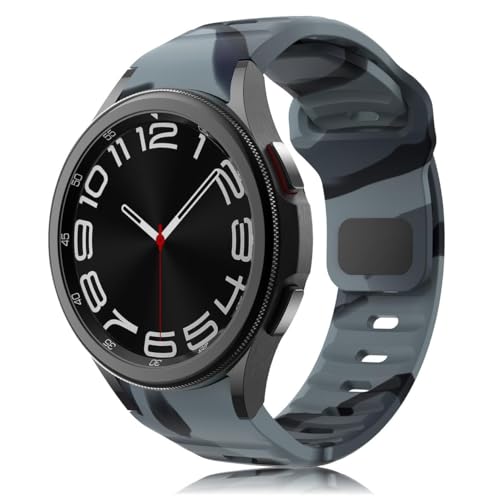 シリコン バンド コンパチブル Samsung Galaxyウォッチ 7/6/5/4/FE バンド 40mm 44mm/Galaxy Watch 6 Classic 43mm 47mm/5 Pro 45mm/Galaxy Watch 4 Classic 4