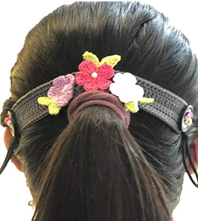 Starz Crochet Mask Holder Strap Extender Hand Made Multi Color