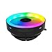 Feicuan Dissipatore CPU RGB Ventola da 120mm 3 Pin Silenzioso CPU Sistema di Raffreddamento PC per Intel LGA775 115X AMD, Cuscinetto Idraulico a Presa Universale, Fino a 90W