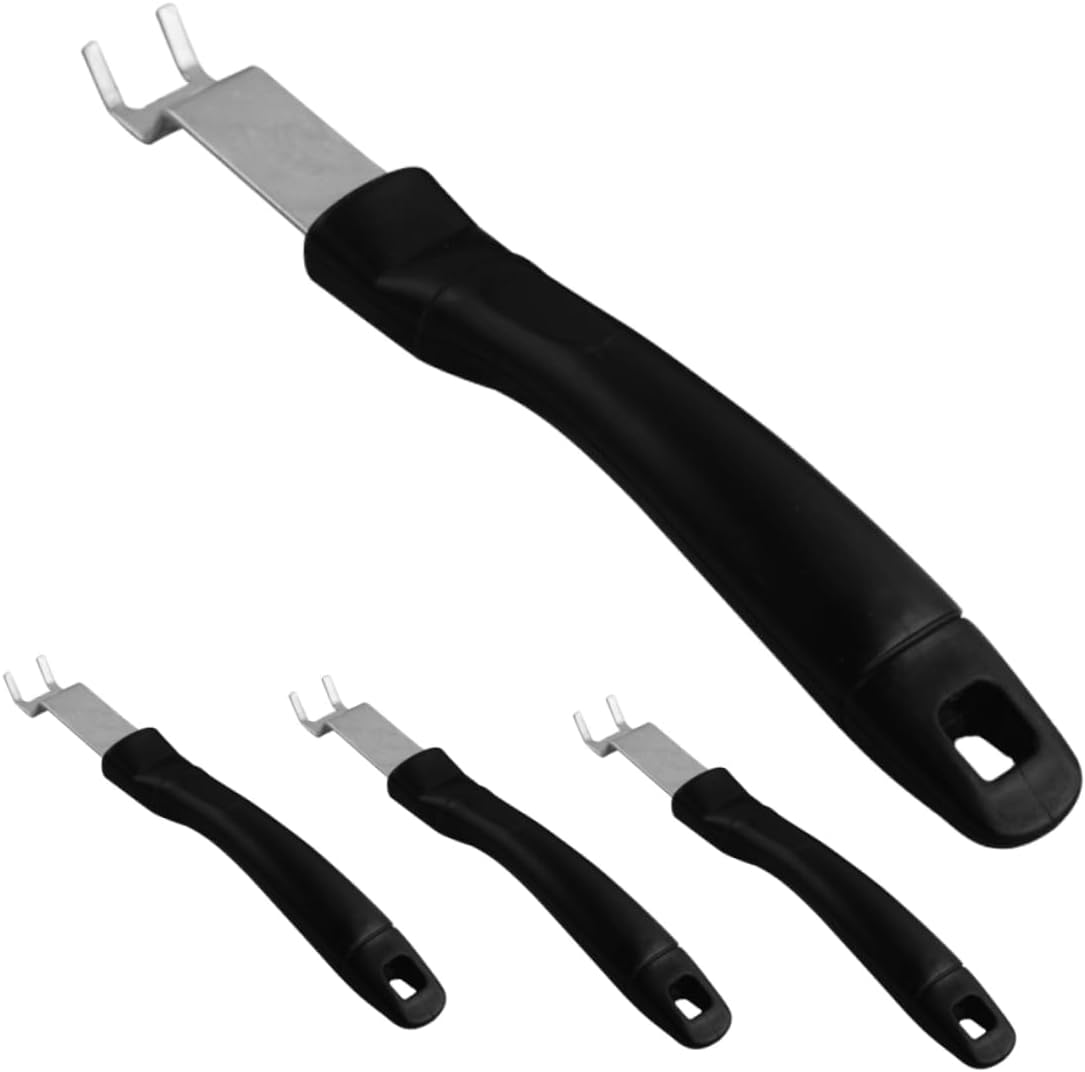 4pcs Stainless Steel Grill Grate Lifter Tool with 22cm Handle