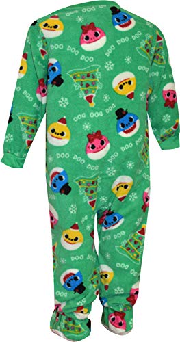 Baby Shark Girls Holiday Infant Blanket Sleeper Footie Pajama (24 Mo) Green #TOP1