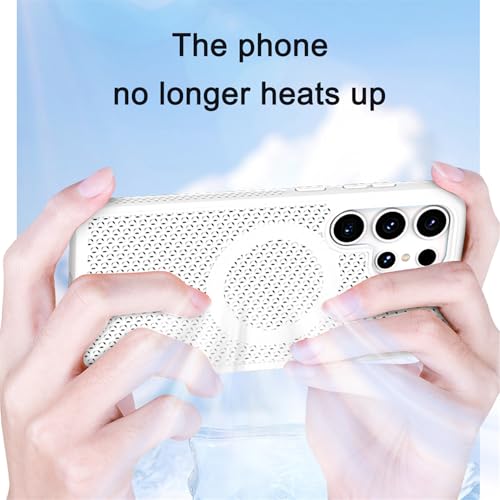 Funda de panal para Samsung S25 Ultra anticalentamiento y resistente a golpes 6