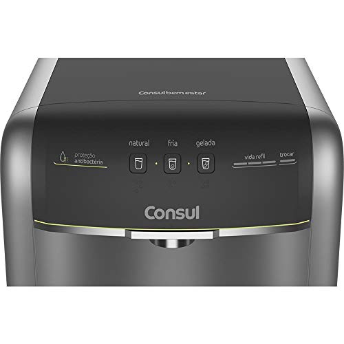 Purificador de Água Titanium de Alta Capacidade de Refrigeração, Consul, CPB36AFBNA, Cinza 220V - Imagem 4