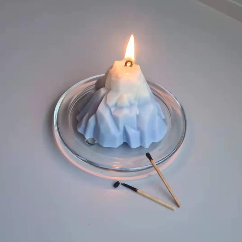 Moule Silicone Iceberg - Pour Glaçons, Bougies, Chocolats, Réutilisable, Non Adhésif, 8,5x7x7 Cm