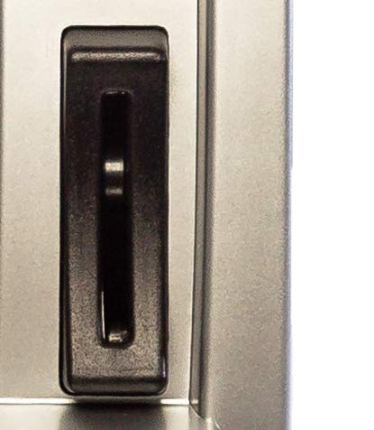 ATM Toy Savings Bank with Motorized Bill Feeder, Coin Reader and Balance Calculator (Black/Silver)