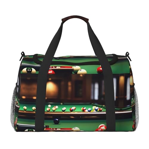 Sac de voyage de billard noir pliable et grand sac de sport pour les vacances