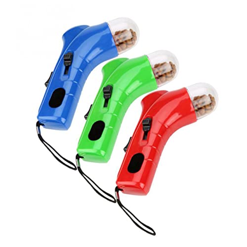 VOSAREA Dog Treat Dispenser Toy Snack Launcher Comfort Grip for Dogs Cats Pet Interactive Training Toys