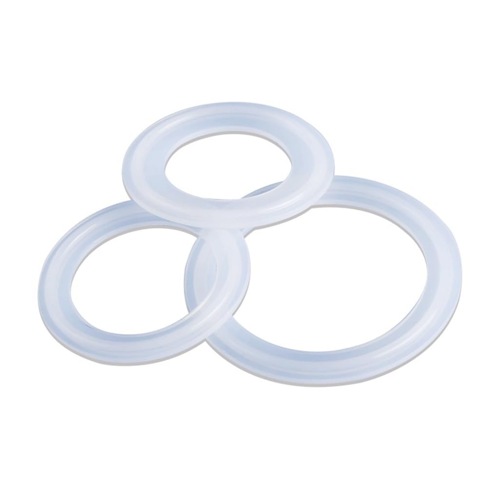 ACVACV 10pcs Tri Clamp Ferrule Silicone Sealing Strip Gasket Ring, for Home Improvement Washer clamp ferrule silicone sealing(76mm-91mm)