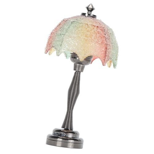 Base de metal para mini lámpara de pie de casa de muñecas con luz LED 2