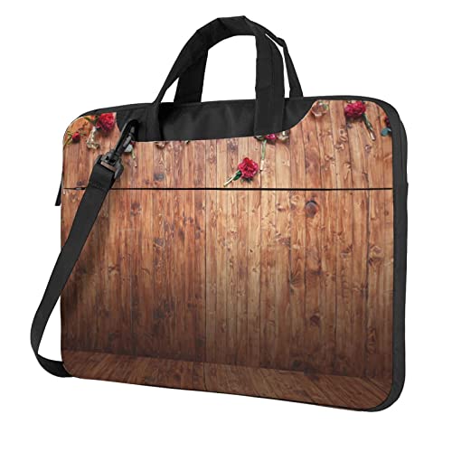 Sacoche ordinateur floral en bois pour le bureau et les déplacements des femmes actives