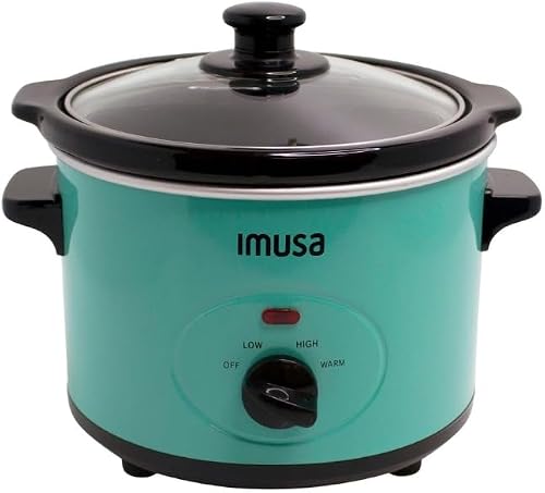 Imusa Teal Slow Cooker slow cooker, 1.5-quart, Teal
