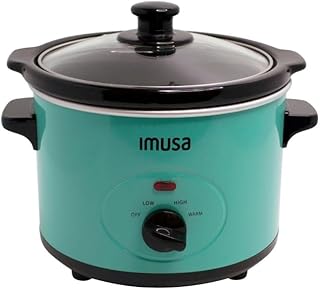 IMUSA 1.5qt Electric Slow Cooker, Teal