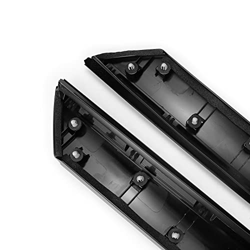 Ustar Windshield Pillar Trim Panel Molding Compatible With Kia Soul 2010 2011 2012 2013 Replaces 861802K500 861702K500 (A-Pillar Pack, Gloss Black) #TOP6
