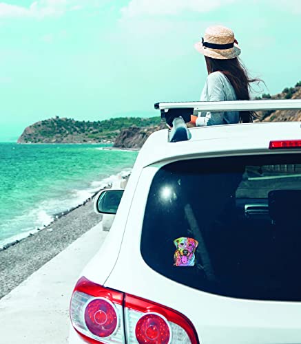 Enjoy It Dean Russo Lab Car Stickers, Featuring The Artwork Of Dean Russo, Outdoor Rated Vinyl Sticker Decals For Windows, Bumpers, Laptops Or Crafts - 2 Pieces #TOP4