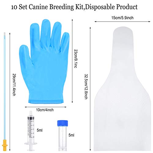 10 Set Artificial Insemination Dog Breeding Kit Canine Breeding Kit Insemination Breeder Kit Pet Supplies For Small Medium Breeds #TOP1