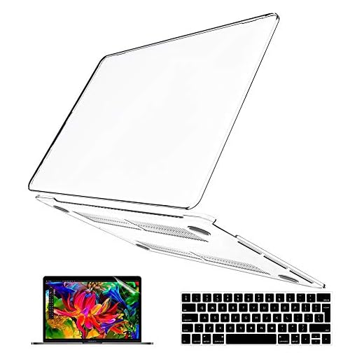 Belk MacBook Pro 13 tum fodral 2020, Release A2251 A2289, glitter bling kristall slät PC hårt fodral + tangentbordsskydd + skärmskydd för 13 tum MacBook Air fodral med touch ID, MacBook Air 2020 fodral