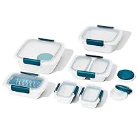 OXO Prep & Go 20-Piece Food Container Set