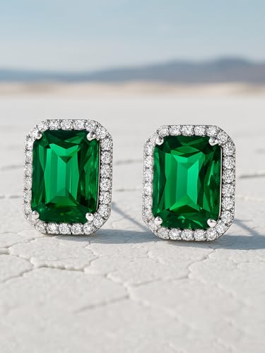 Image of Rubans Stud Earrings American Diamond Zirconia & Crystal Jewellery Gift for Women & Girls