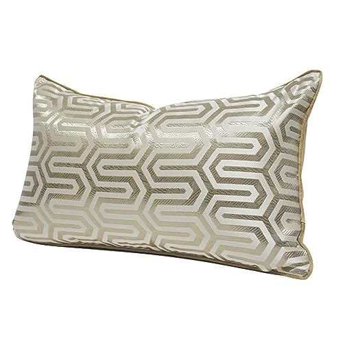 Oreiller hôtel modèle doux à motif géométrique pour lit - Dimensions 30x50CM - 6