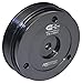 PRW 2510900 FluidGel Black 138mm Serpentine Standard Drive Pulley Damper for BMW Mini Cooper, 2001-2006 Gen 1, Tritec 1.6L