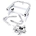 ASD Chrome Two Up Razor Chopper King Size Tour Pak Pack Trunk Detachable Mounting Rack+Docking Harware kit Compatible with 1997-2008 Harley Davidson Touring Model