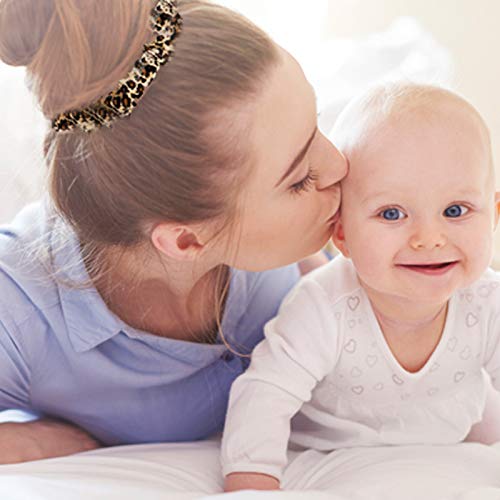 4Pcs Cheetah Scrunchie Hair Ties Ropes Elastic Lagre Animal Print Velvet Leopard Scrunchies For Women Girls Pony Tails And Buns #TOP3