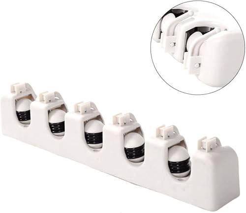 Miniatura 7 de CHILDWEET Colgador de cepillo para paraguas, colgador de pared, organizador de artículos de tocador, llavero de flores preservadas, estante para