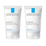 La Roche-Posay Toleriane Double Repair Face Moisturizer, Daily Moisturizer Face Cream with Ceramide and Niacinamide for All Skin Types, Oil Free, Fragrance Free (Pack of 2)