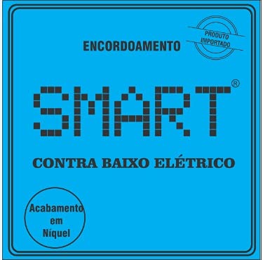 Encordoamento Para Contra Baixo 5 Cordas Smart NIQUEL 0.45