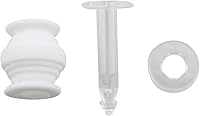Vista 2 de RLECS Bolas de amortiguación de silicona suave, amortiguador de goma, kit de pasadores anticaída, hebilla de montaje compatible con DJI Phantom 3