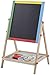 Price comparison product image 2 IN 1 Wooden Kids Drawing Blackboard / Whiteboard Easel