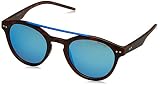Protective case included Polaroid PLD 6030/S 5X N9P Gafas de Sol, Marrón (Matt Havana/Grey Grey Speckled Blue Pz), 50 Unisex-Adulto