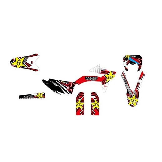 KIT DECO MOTO CROSS SHERCO SE 50 STAR ROUGE 2013 à 2017