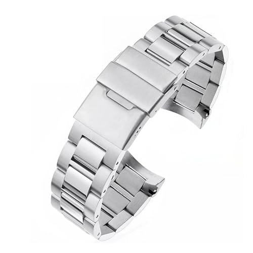 Bracelet acier fin massif 21mm Longines Kangkas L3.642.4 finition luxe