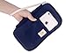 iSuperb Portable Passport Wallet Travel Zipper Waterproof Passport Holder Organizers Storage Large Capacity Clutch Pouch Compartment for Women Men