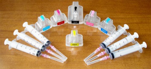 Refillable Cartridge for Hp 02 3110 3210 3210v 3213 3310 8230 8238 8250 C5140 C5150 C5180 C5185 C6150 C6180 C6280 C7180 C7150 C7280 C8180 D7145 D7155 D7160 D7345 D7355 D7360 D7260 D7460