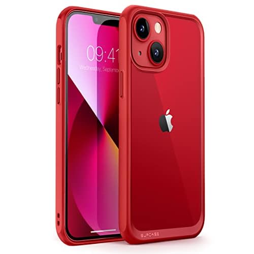 SUPCASE iPhone 13 6.1 Inch (2021) Premium Transparent Hybrid Protective Case Cover for iPhone 13 6.1 inch (2021 Black