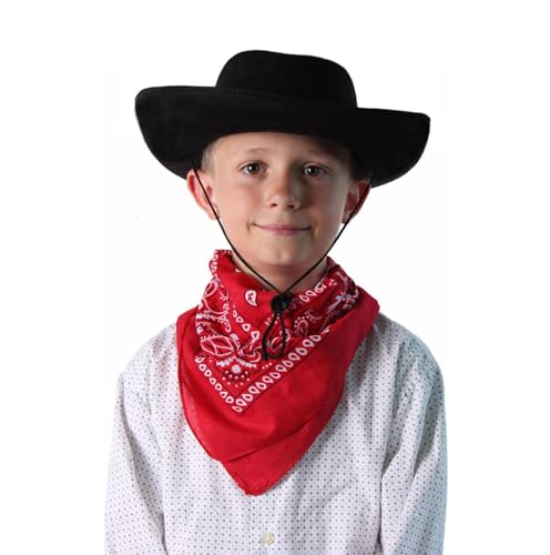 Making Believe Kids Black Felt Cowboy Costume Accessory Hat