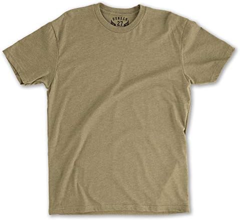 BUNKER 27 Coyote Brown T Shirt Military 