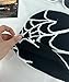 Pooyikoi Y2K Gothic Spider Pattern Wool Acrylic Knitted Hat Women Beanie Winter Warm Beanies Men Casual Skullies Outdoor Black