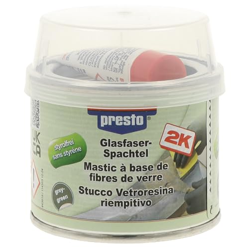 presto 443619 Mastic fibre de verre sans styrène 250 g