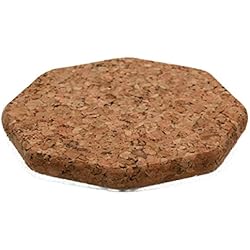 Iber Ollas Y Sartenes Posavasos de corcho (octogonal) para sartén, cristal, ollas, utensilios, 21 cm, 71043