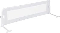 Vista 1 de BABY JOY Rieles de cama para niños pequeños, extra largos, protector de cama de seguridad abatible para cuna convertible, barandilla plegable