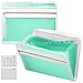 Rozszerzany harmonijkowy organizer na dokumenty z zamkiem błyskawicznym, Ansook, 13 kieszeni, harmonijkowe organizery na dokumenty, pudełko, teczka na dokumenty, rozmiar A4, przenośne, rozszerzalne teczki na dokumenty z zakładkami (zielony)