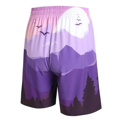 DEHANER Swim Trunks for Men Quick Dry Board Shorts with Zip Pockets Bathing Suits Beach Swimwear2