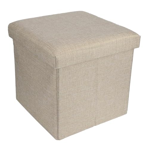 Oceano Puf: Contenedor plegable con reposapiés