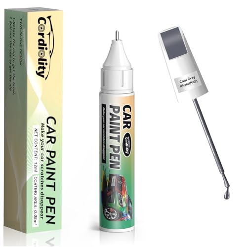 Image of PAF Cool Gray Khaki Touch Up Paint for Subaru, Color Accurate Car Paint Scratch Repair Pen, Quick & Easy Fix Automotive Chips and Nicks